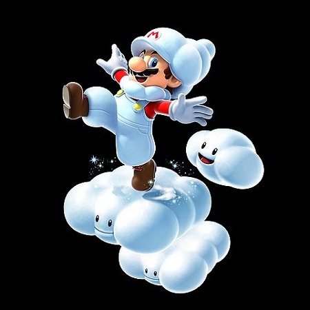 Super Mario Galaxy 2 Cloud Mario from Mario Wiki