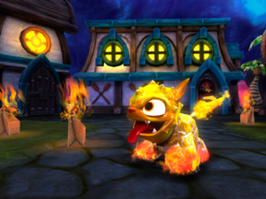 Pic of Skylanders Molten Hot Dog  from Spyro Wiki