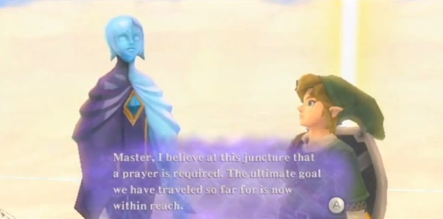 Skyward Sword Triforce Prayer and Answer from YouTube (2)