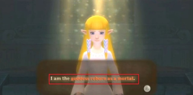 Skyward Sword Zelda is the goddess statements 1 from YouTube (8)