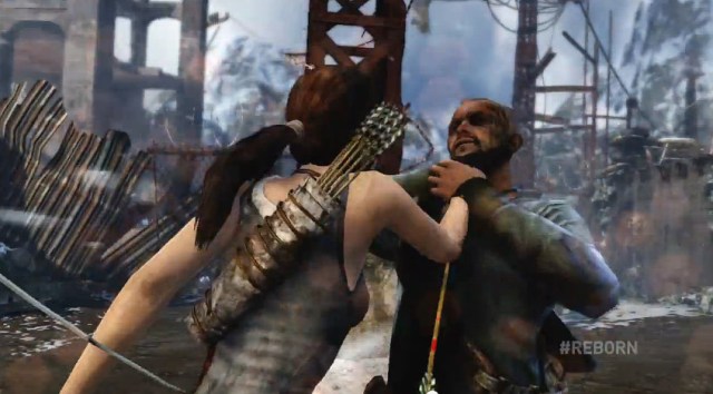 Tomb Raider Lara stabs from YouTube