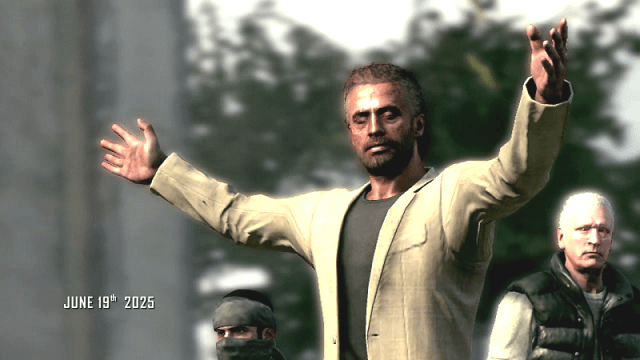 Black Ops 2 Raul Menendez adressing crowd from CoD Wiki