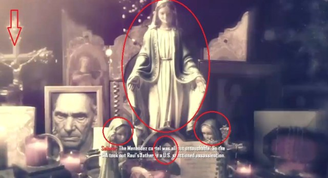 Black Ops 2 Menendez's Father Scene with Virgin Mary from YouTube-theRadBrad channel (6)