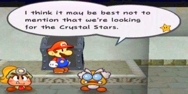 Professor Frankly: "I think it may be best not to mention that we're looking for the Crystal Stars."