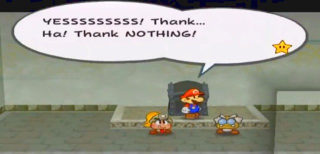 Demon #1: "YESSSSSSSSS! Thank..  Thank NOTHING!"