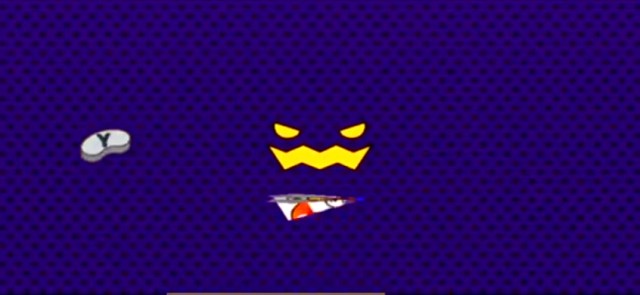 Mario as a paper airplane.