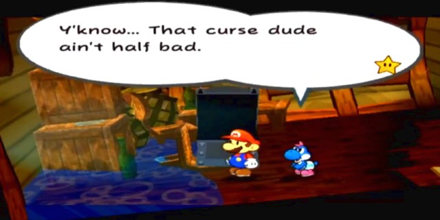 Yoshi Kid: "Y'know... That curse dude ain't half bad."