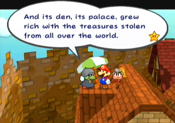 "And its den, its palace, grew rich with the treasures stolen from all over the world."