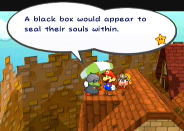 "A black box would appear to seal their souls within."