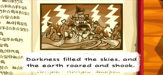 "Darkness filled the skies, and the earth roared and shook."