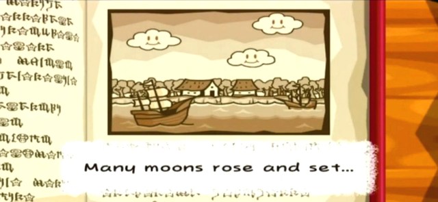 "Many moons rose and set..."