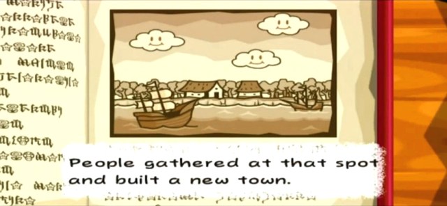 "People gathered at that spot and built a new town."
