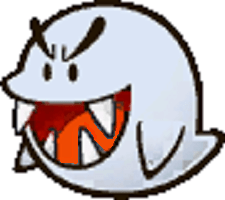 Typical Boo in Paper Mario Thousand-Year Door from Super Mario Wiki-slightly edited for visual clarity