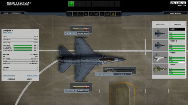 The "Condor" interceptor.