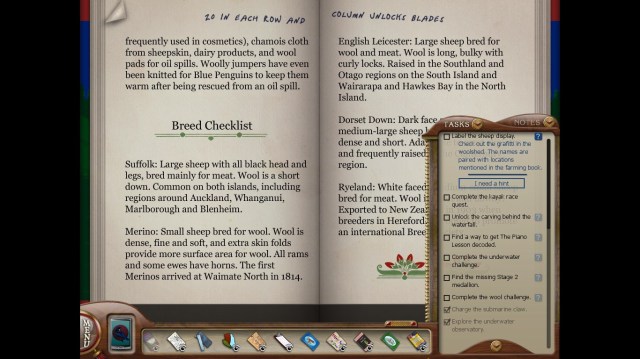 Nancy Drew MED Hint Screenshot