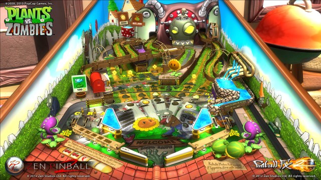 Plants vs. Zombies Pinball Table Screenshots from Official Trailer (1)