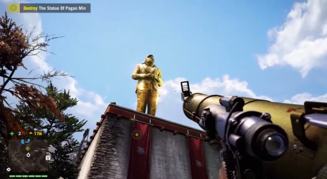 Pagan Min Statue from YouTube--Video Games Source channel