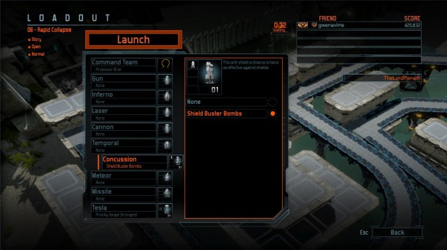 After every level, you obtain new upgrades to outfit your towers to suit your playstyle. This results in interesting tactical decisions, for example: do you equip your flame tower with a corrosive that eats through enemy shields, or simply boost its damage?