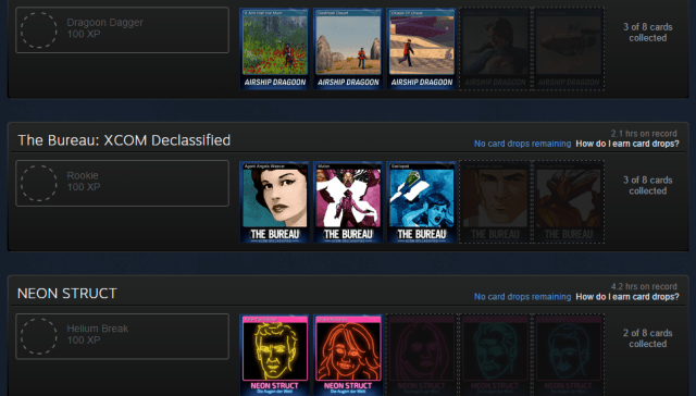 Steam Trading Cards picture from my Steam Profile