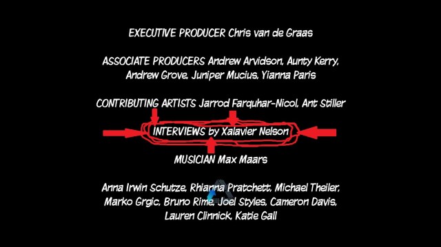Name in Credits of Ninja Pizza Girl Screenshot Video Games and the Bible